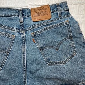 VINTAGE ORANGE TAG 912 LEVIS SHORTS
